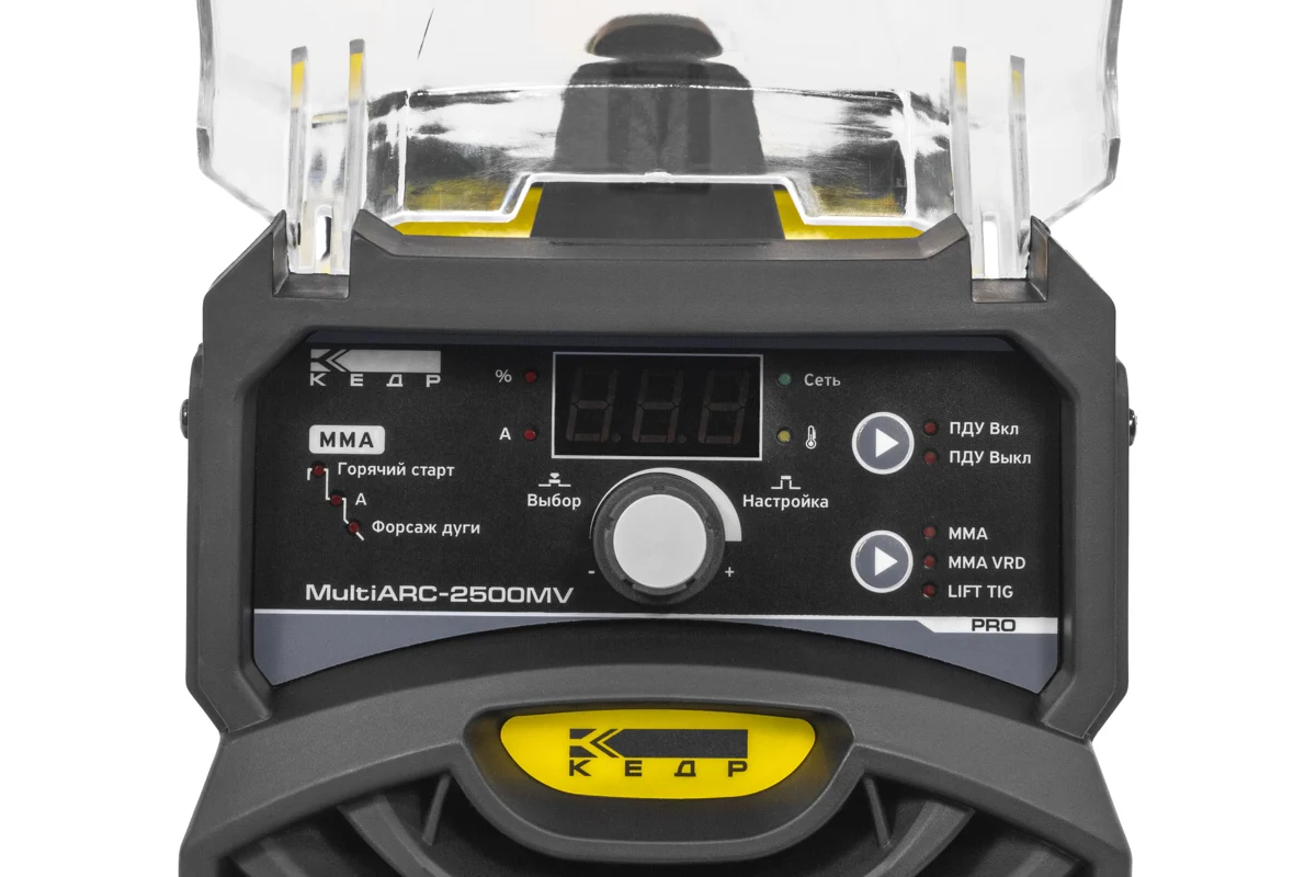 Сварочный инвертор КЕДР MULTIARC-2500MV (КОМПАКТНЫЙ КОРПУС)