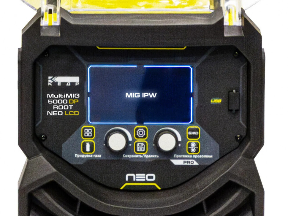 Сварочный полуавтомат КЕДР MULTIMIG-5000DP ROOT NEO LCD