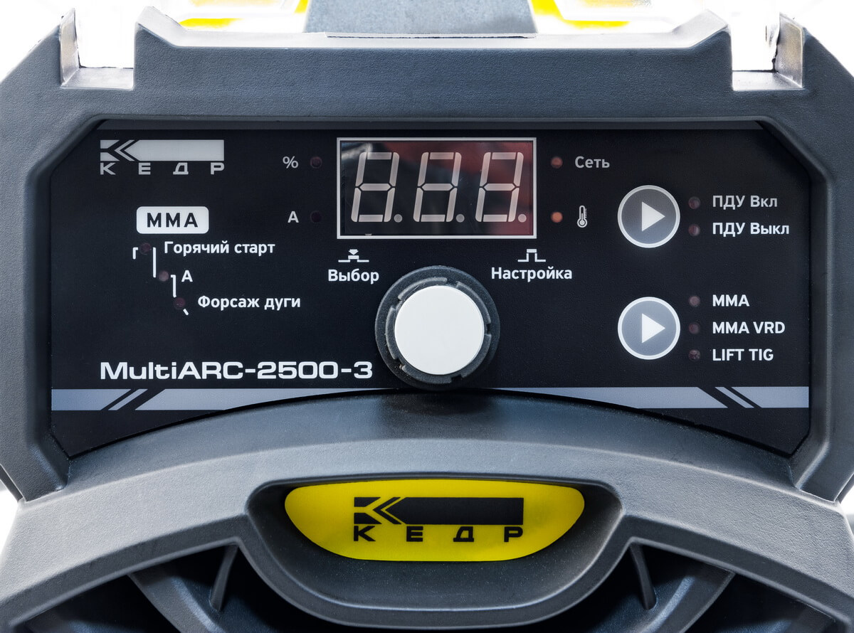 Сварочный инвертор КЕДР MULTIARC-2500-3