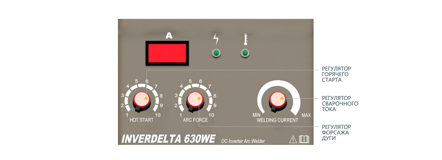 Сварочный инвертор HUGONG  INVERDELTA 630WE