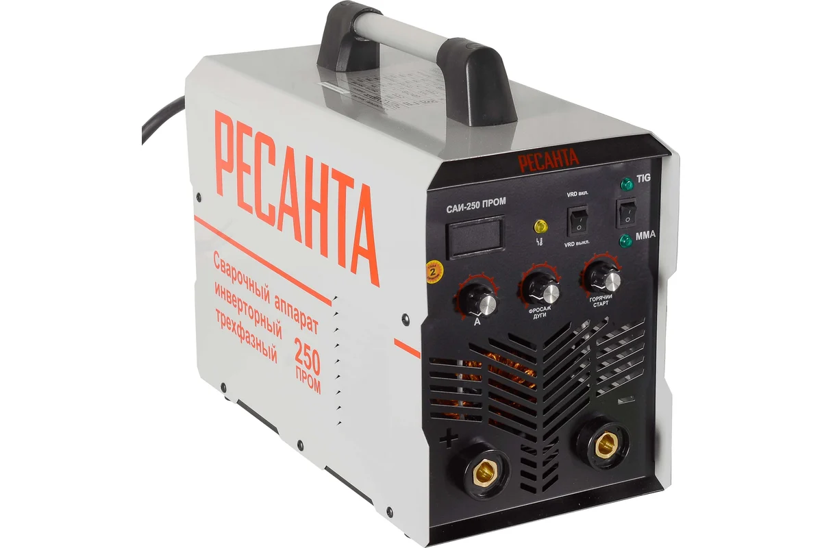Сварочный инвертор РЕСАНТА САИ-250 ПРОМ