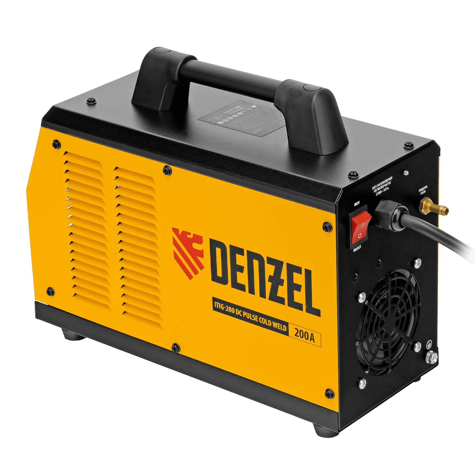 Сварочный аргоно-дуговой аппарат DENZEL ITIG-200 DС PULSE COLD WELD
