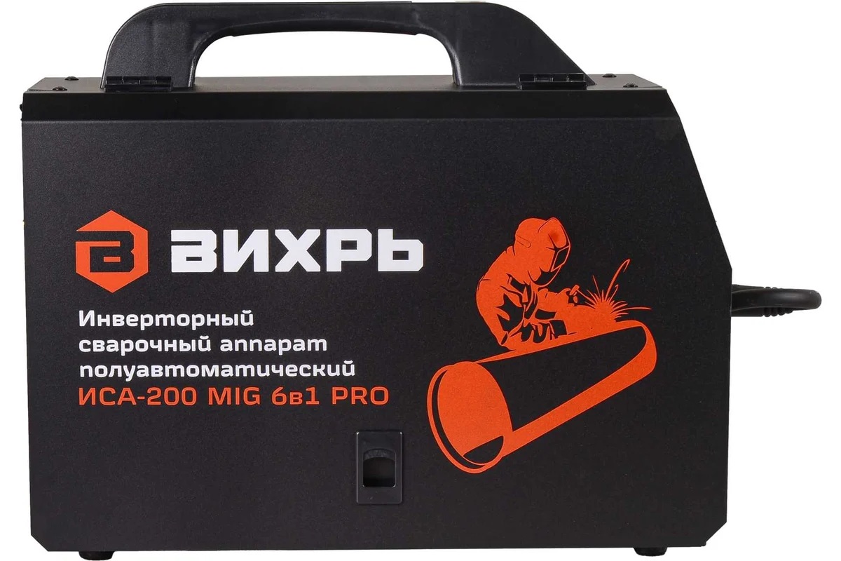 Сварочный полуавтомат ВИХРЬ ИСА-200 MIG 6В1 PRO