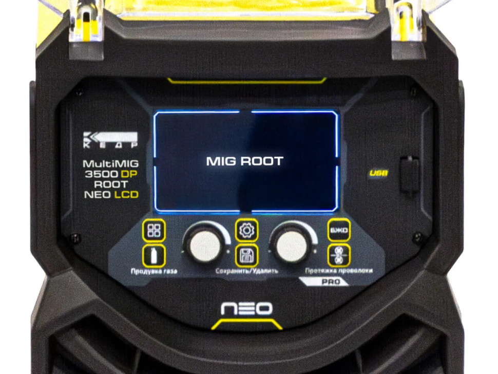 Сварочный полуавтомат КЕДР MULTIMIG-3500DP ROOT NEO LCD