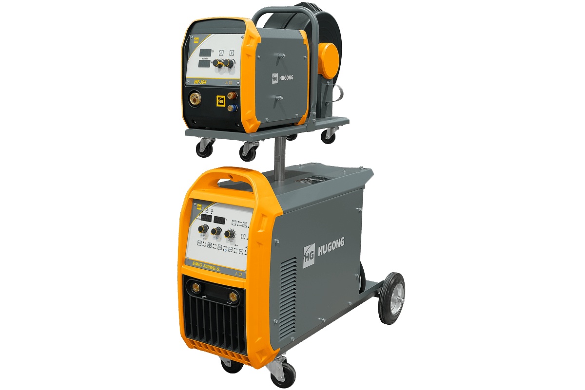 Сварочный полуавтомат HUGONG EMIG 500WE-S III БЕЗ ГОРЕЛКИ И КАБЕЛЬ-ПАКЕТА