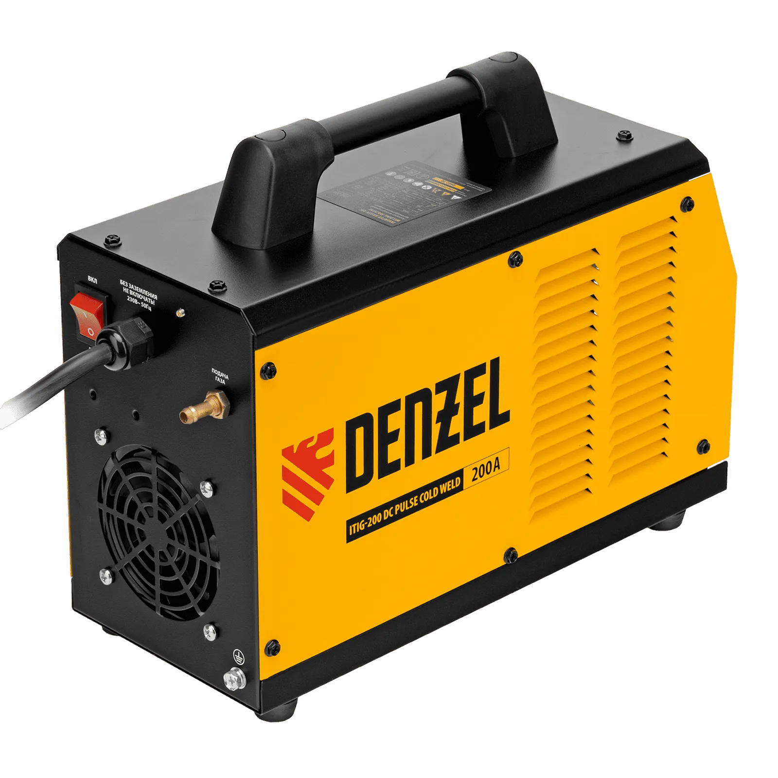 Сварочный аргоно-дуговой аппарат DENZEL ITIG-200 DС PULSE COLD WELD