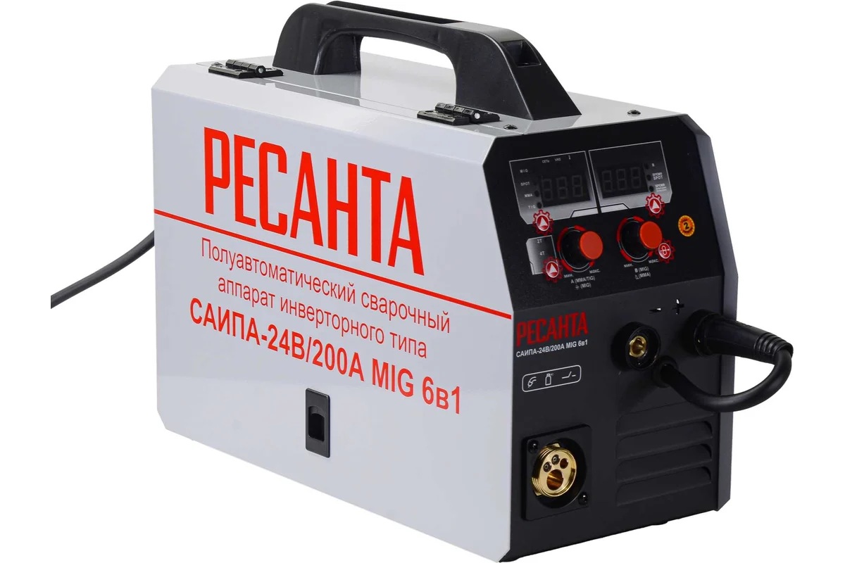 Сварочный полуавтомат РЕСАНТА САИПА-24В/200А MIG/MAG