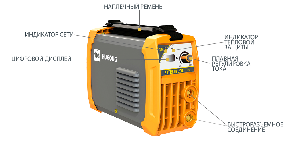 Сварочный инвертор HUGONG EXTREME 200 III
