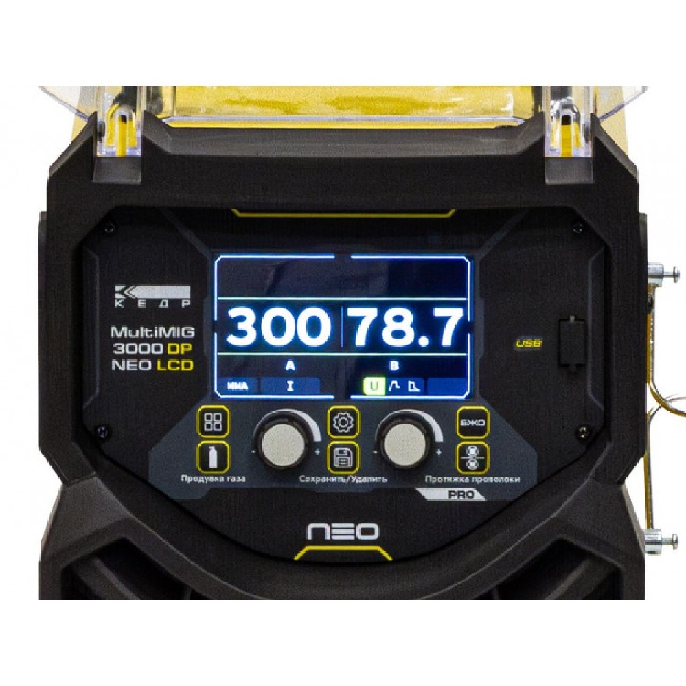 Сварочный полуавтомат КЕДР MULTIMIG-3000DP NEO LCD